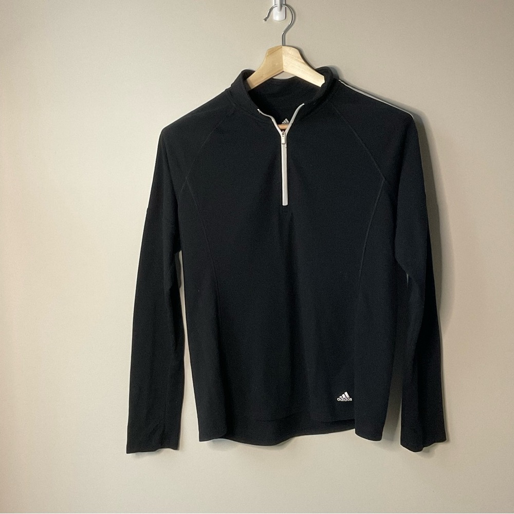 Adidas Golf Long Sleeve Black Shirt Large